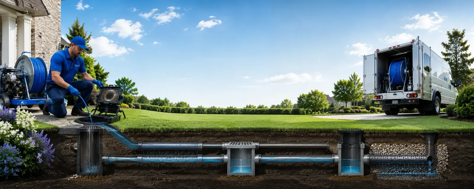 Outdoor drain cleaning information for Slagle, LA